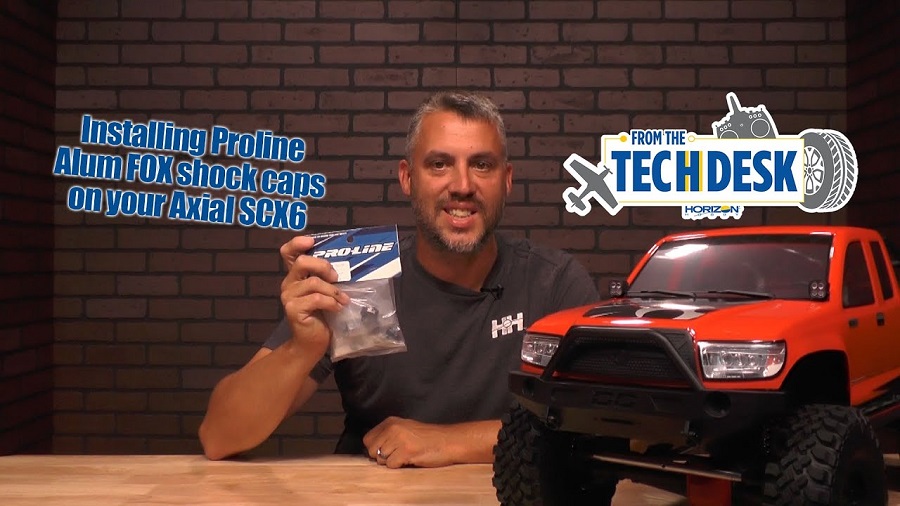 How To Installing Pro-Line Alum FOX Shock Caps On Your Axial SCX6