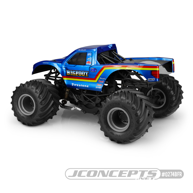 JConcepts 2010 Ford Raptor BIGFOOT Racer Clear Body