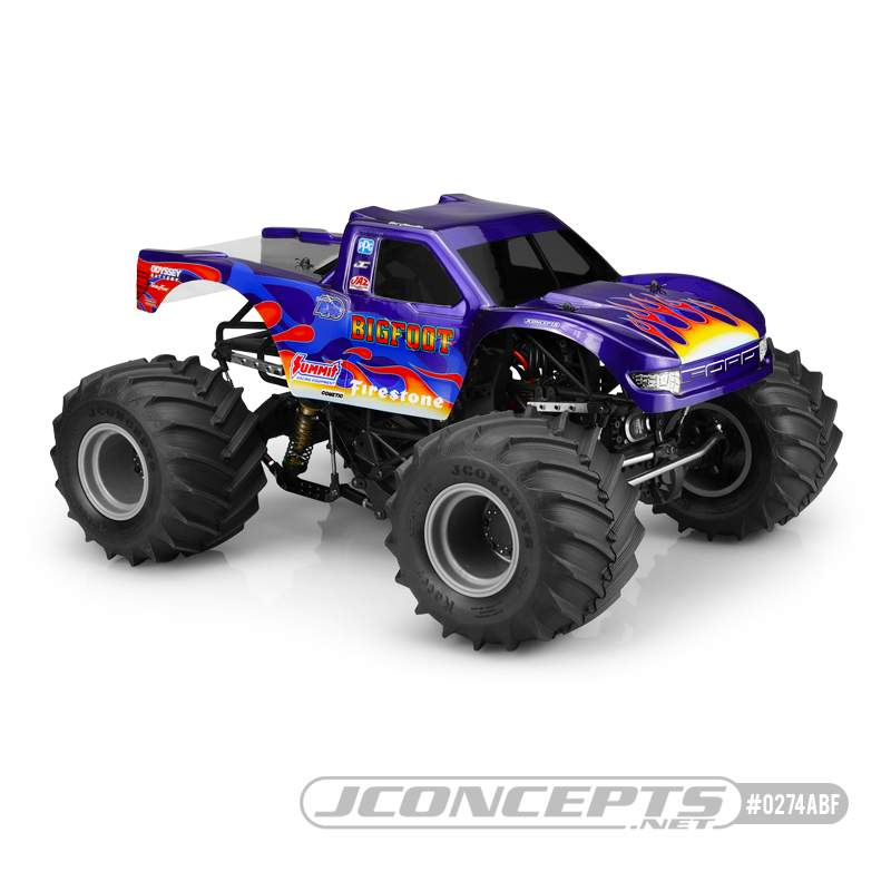JConcepts Angels BIGFOOT 4x4 Clear Monster Truck Body