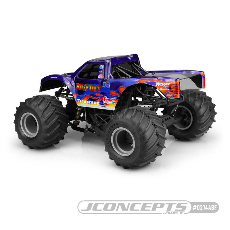 JConcepts Angels BIGFOOT 4x4 Clear Monster Truck Body