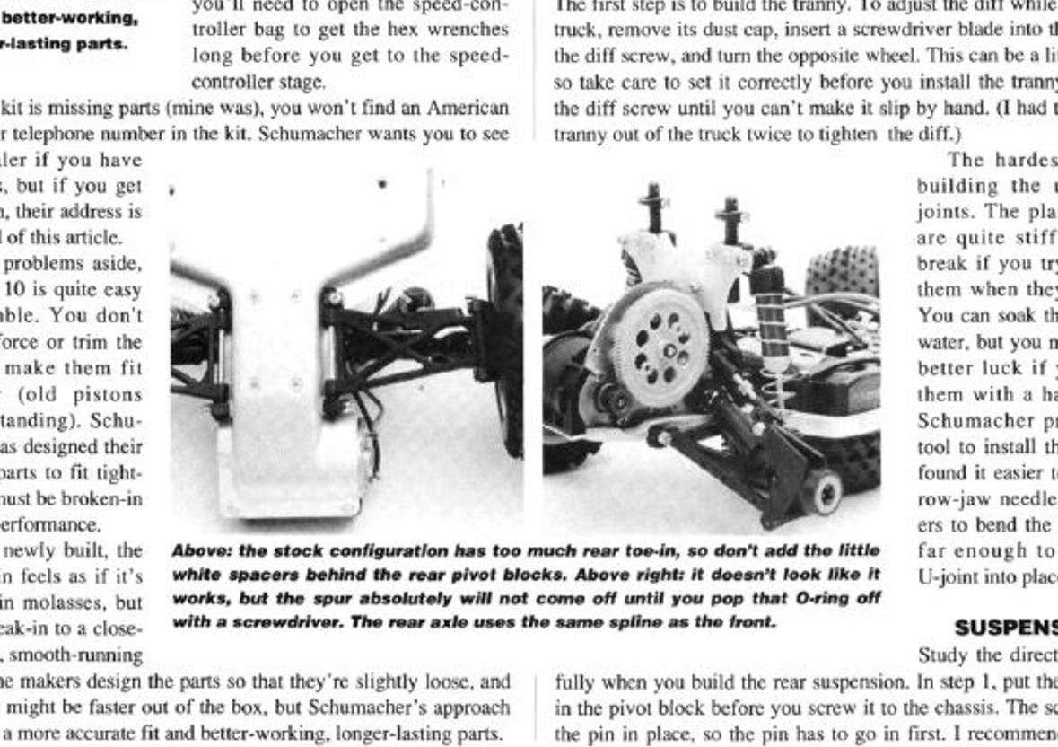 #TBT Schumacher Club 10 stadium truck Reviewed in the February 1993 Issue