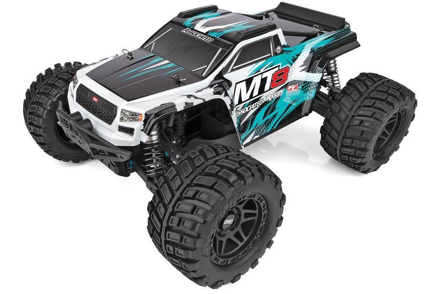 Team Associated Rival MT8 Teal 1/8 4WD Monster Truck RTR + LiPo Combo