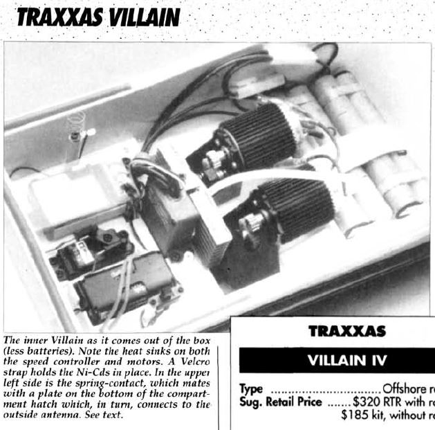 #TBT The Traxxas Villain IV reviewed in the August 1989 Issue
