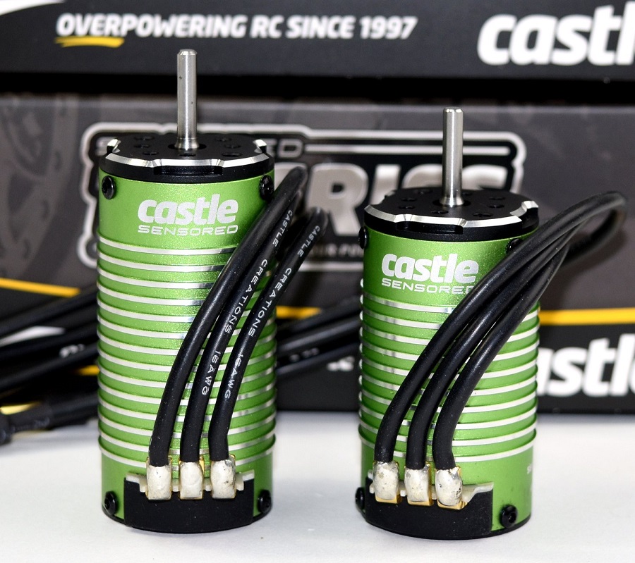 Castle Creations 10 Series Sensored Brushless Motors & Mamba Micro X2 ESC For 1/14 & 1/16 Vehicles
