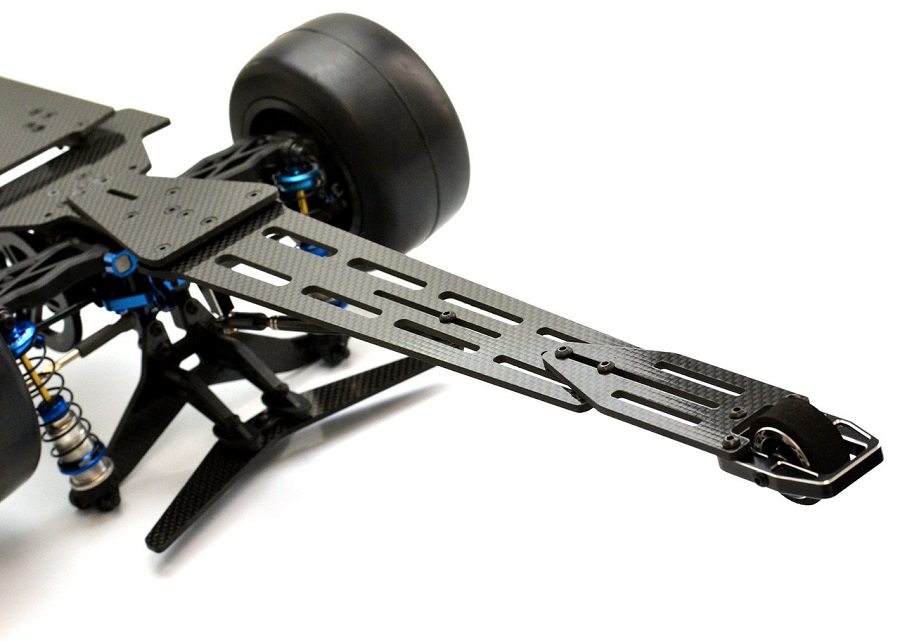 Exotek Pro Single Wheel Carbon Fiber Wheelie Bar Set For The B6.4 & B6.3