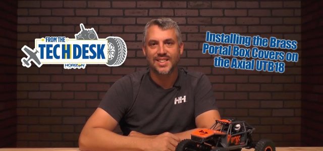 How To: Installing The Brass Portal Box Covers On The Axial UTB18 [VIDEO]