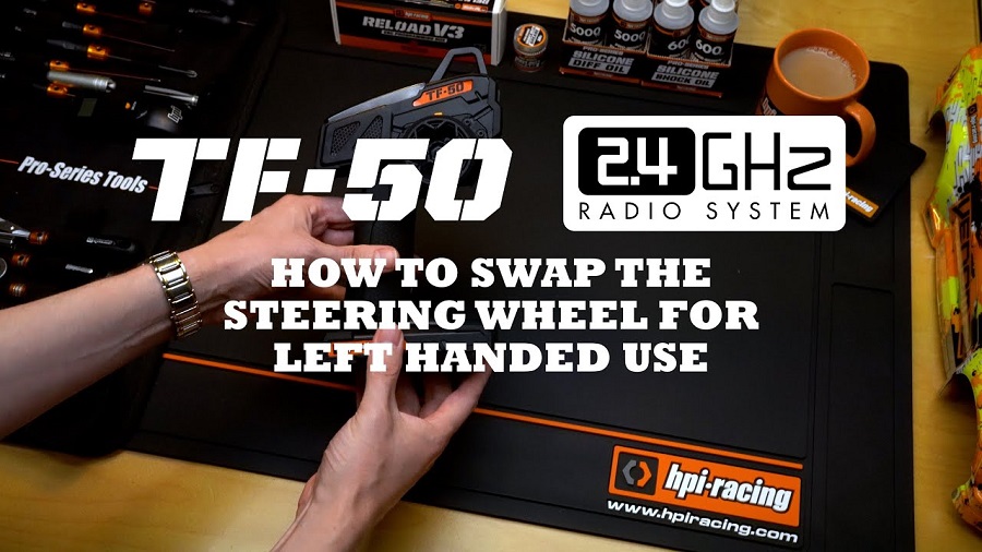 How To: Switching Over Your HPI TF-50 For Left Handed Use
