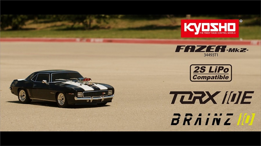 Kyosho Fazer Mk2 FZ02 VE Series Readyset 1969 Chevy Camaro Z28 RS Supercharged VE Tuxedo Black
