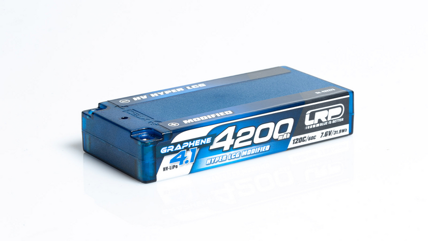 LRP HV Hyper LCG Modified Shorty GRAPHENE-4.1 4200mAh Hardcase 120C/60C 7.6V LiPo 