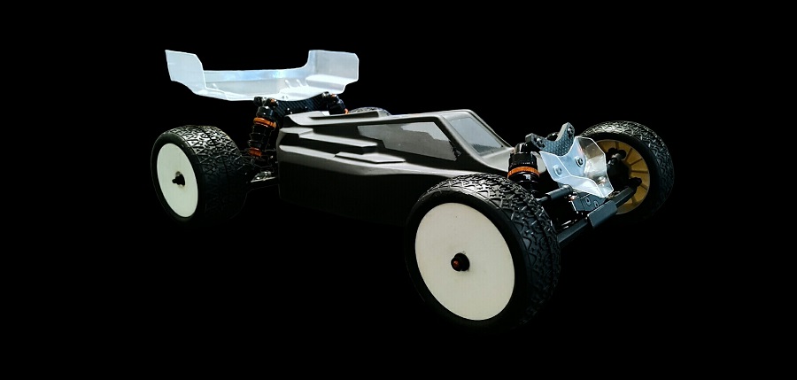 Leadfinger A2 Tactic Clear Body For The HB D2 Evo 2WD Buggy