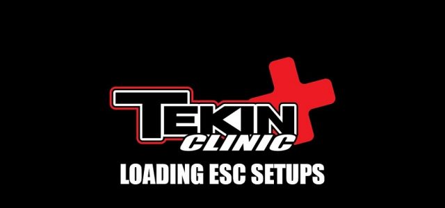 Loading ESC Setups | Tekin ESC Programming [VIDEO]