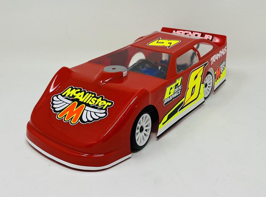 McAllister Racing Magnolia Late Model 1/18 Clear Body