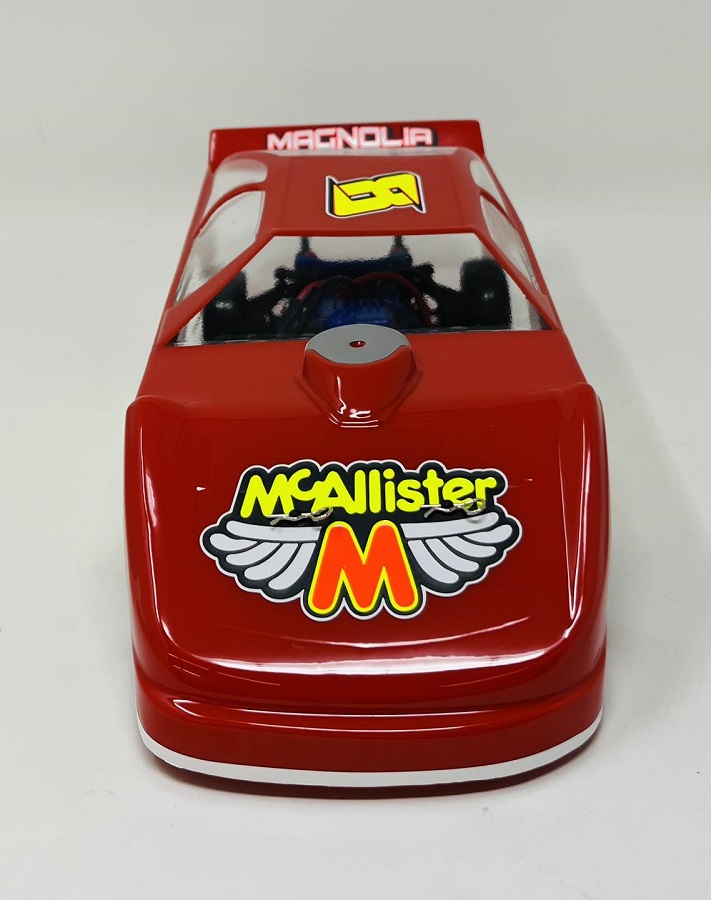 McAllister Racing Magnolia Late Model 1/18 Clear Body