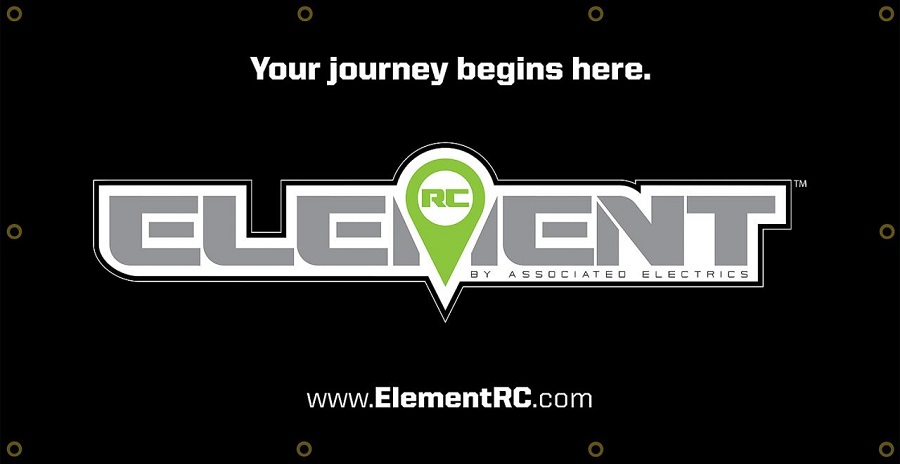 New Element, Team Associated & Reedy 60x30 Vinyl Banners