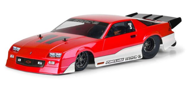 Pro-Line 1/10 Pre-Cut 1985 Chevy Camaro IROC-Z Clear Body For The 22S Drag Car