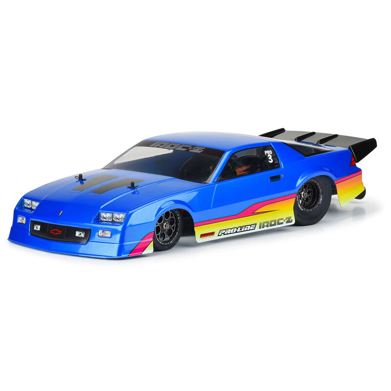 Pro-Line Pre-Painted & Cut 1985 Chevy Camaro IROC-Z Body For The 22S Drag Car