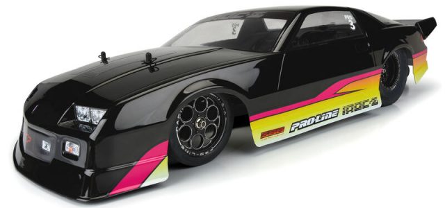 Pro-Line Pre-Painted & Cut 1985 Chevy Camaro IROC-Z Body For The 22S Drag Car