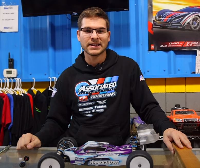 Team Associated 1/10 13mm Shocks With Pro Driver Spencer Rivkin