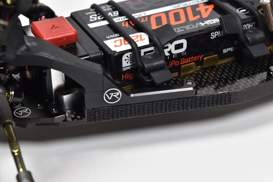 Vision Racing Carbon Chassis Standoff Brace Set For TLR Vehicles