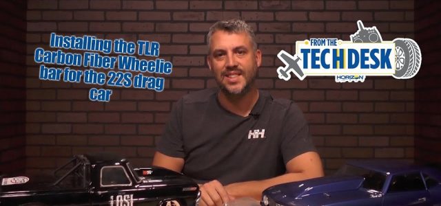 How To: Installing The TLR Carbon Fiber Wheelie Bar For The 22S Drag Car [VIDEO]