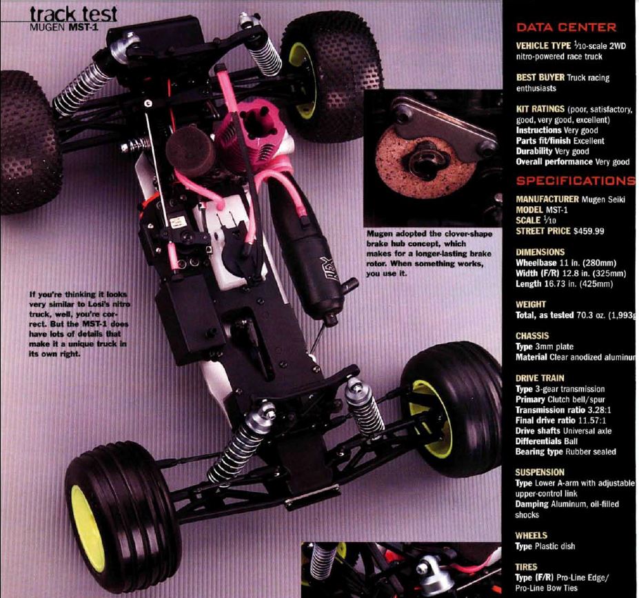 #TBT The Mugen Seiki Racing MST-1 Gas Stadium Truck is Reviewed in the December 2002 Issue