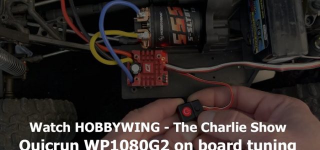 On Board Programming Of The HOBBYWING Quicrun [VIDEO]