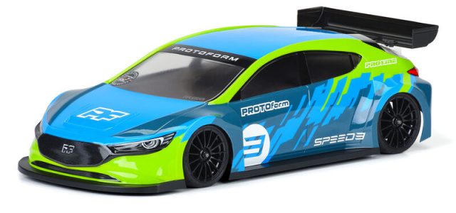 PROTOform 1/10 Speed3 Clear Body For 190mm FWD Touring Cars