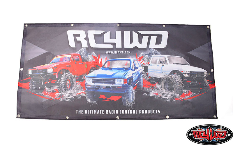 RC Car Action - RC Cars & Trucks | RC4WD 1′ x 2′ & 2′ x 4′ Cloth Banners