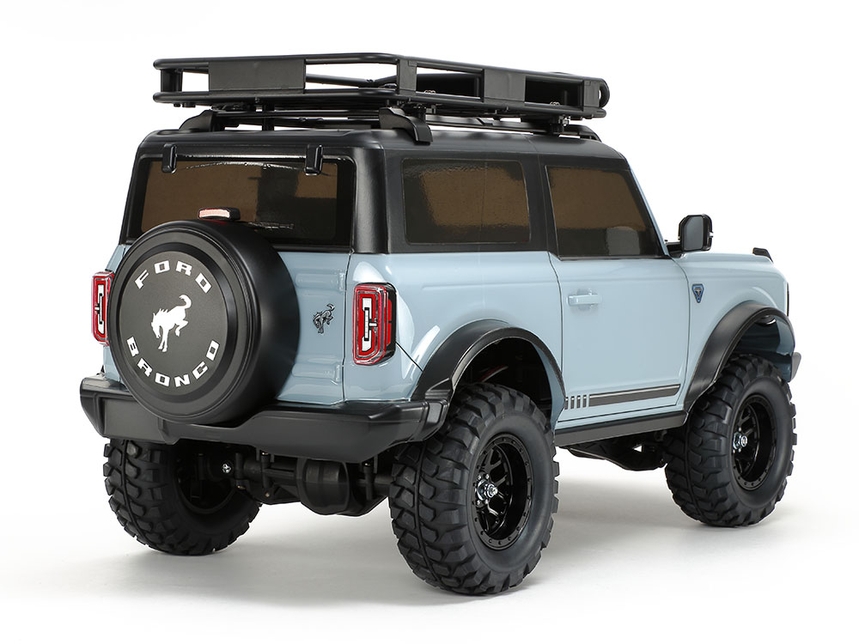 RC Car Action - RC Cars & Trucks | Tamiya Ford Bronco 2021 With Pre-Painted & Pre-Painted Blue-Gray Body