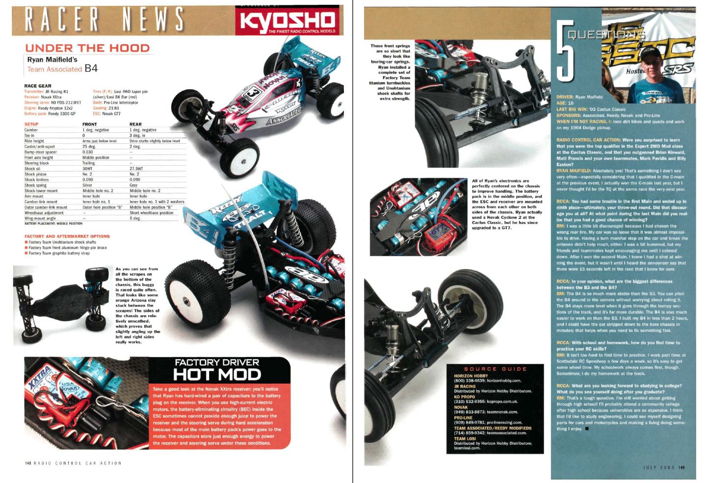 #TBT "Under The Hood" Reviewed in July 2003 Issue