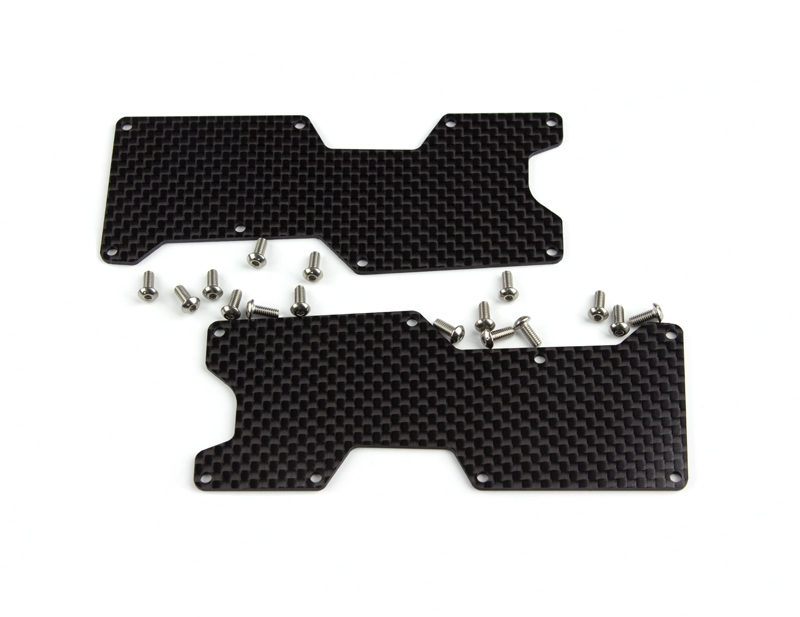 RC Car Action - RC Cars & Trucks | Avid HB Carbon Arm Inserts For The D2 Evo2, D8T & E8T Evo3