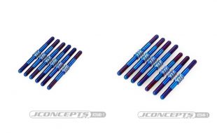 JConcepts Burnt Blue 3.5mm Fin Turnbuckle Sets For The TLR 22 5.0 & 22X-4