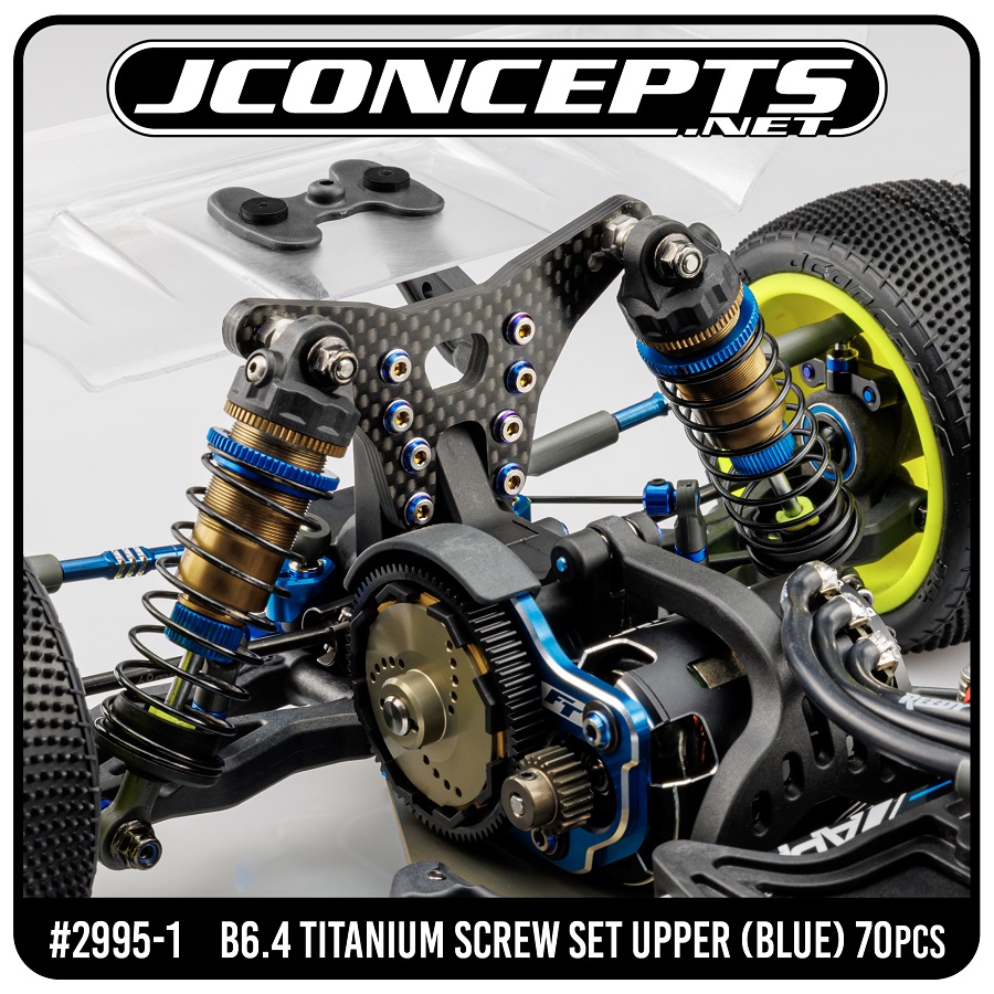 RC Car Action - RC Cars & Trucks | JConcepts Titanium Screw Sets For The B6.4 & B6.4D