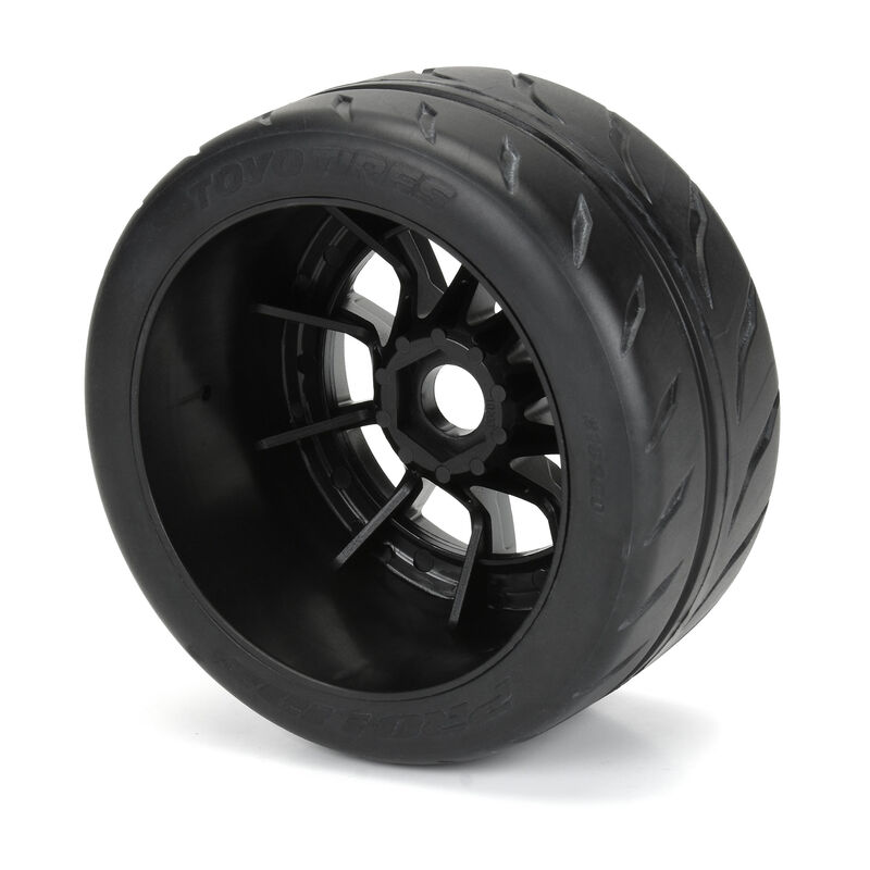 RC Car Action - RC Cars & Trucks | Pro-Line 1/7 Toyo Proxes R888R S3 Belted Tires Pre-Mounted On 17mm Spectre Wheels