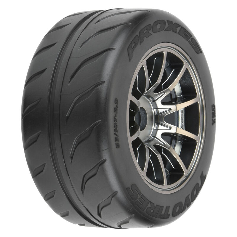 RC Car Action - RC Cars & Trucks | Pro-Line 1/7 Toyo Proxes R888R S3 Belted Tires Pre-Mounted On 17mm Spectre Wheels