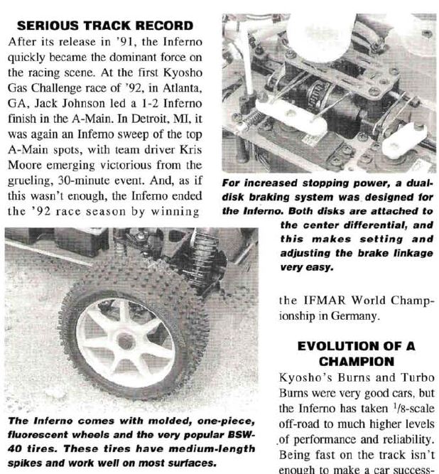 #TBT The Kyosho Inferno wins the coveted title of "Radio Control Car Action 1993 Car Of The Year"