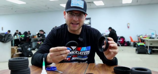 How To: Gluing JConcepts Sidewall Bands To Smoothie 2 LP Stadium Truck Tires With Spencer Rivkin [VIDEO]