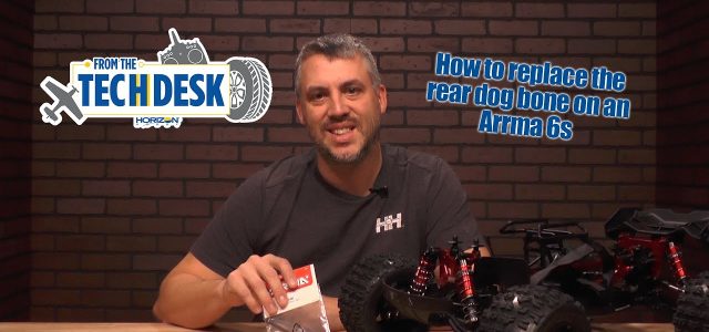 How To: Replacing The Rear Dog Bone On An ARRMA 6S Vehicle [VIDEO]