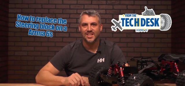 How To: Replacing The Steering Block On An ARRMA 6s Vehicle [VIDEO]