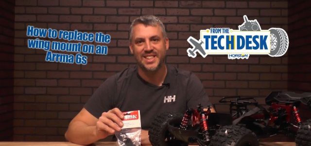 How To: Replacing The Wing Mount On An ARRMA 6S Vehicle [VIDEO]