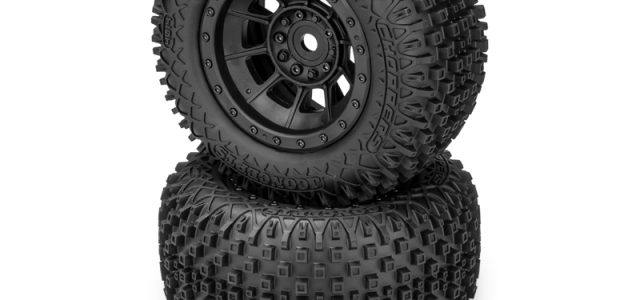 JConcepts Pre-Mounted Choppers Tires On Hazard Wheels For Traxxas & ARRMA Vehicles