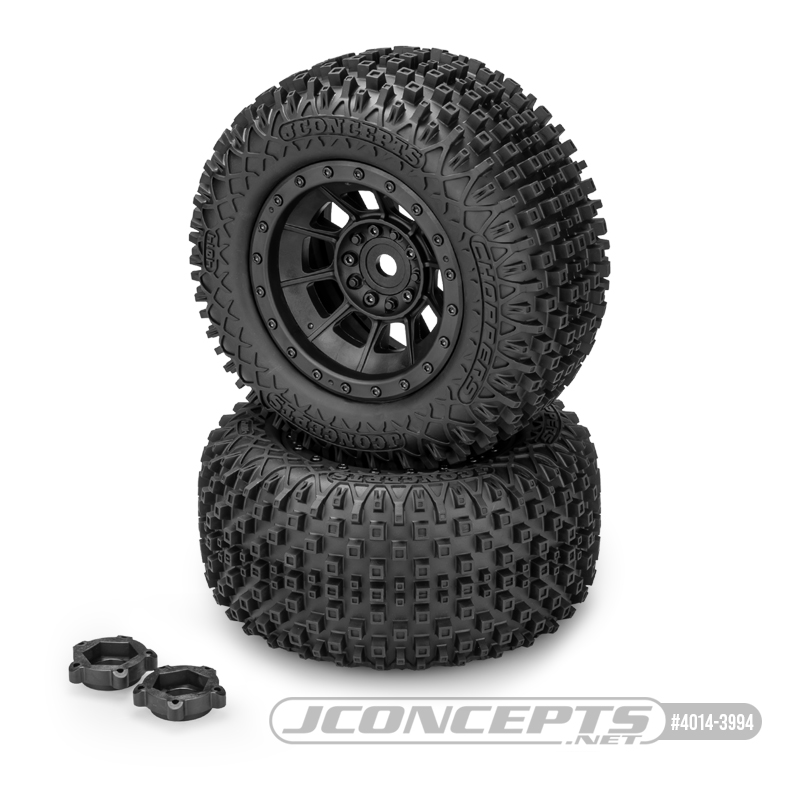 RC Car Action - RC Cars & Trucks | JConcepts Pre-Mounted Choppers Tires On Hazard Wheels For Traxxas & ARRMA Vehicles