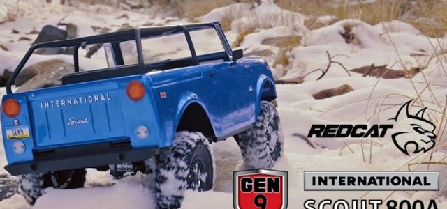 Snow Trail Run With The Redcat Gen9 International Harvester 800A [VIDEO]