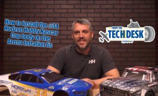 How To: Installing The #34 Horizon Hobby Nascar Cup Body On The ARRMA Infraction 6S [VIDEO]