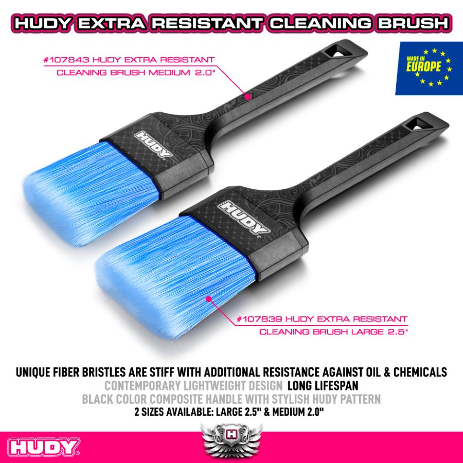 RC Car Action - RC Cars & Trucks | Hudy Extra Resistant Cleaning Brushes