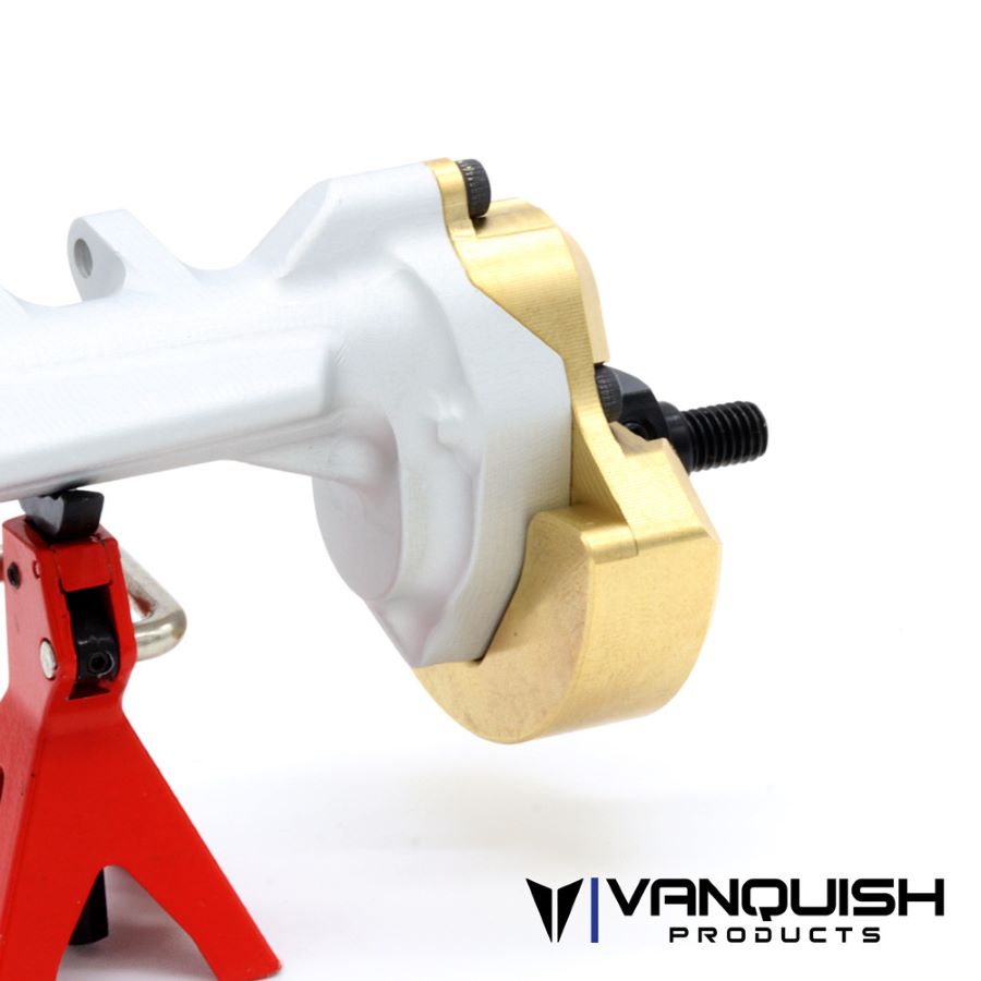 RC Car Action - RC Cars & Trucks | Vanquish Brass F10 Rear Portal Cover Weights