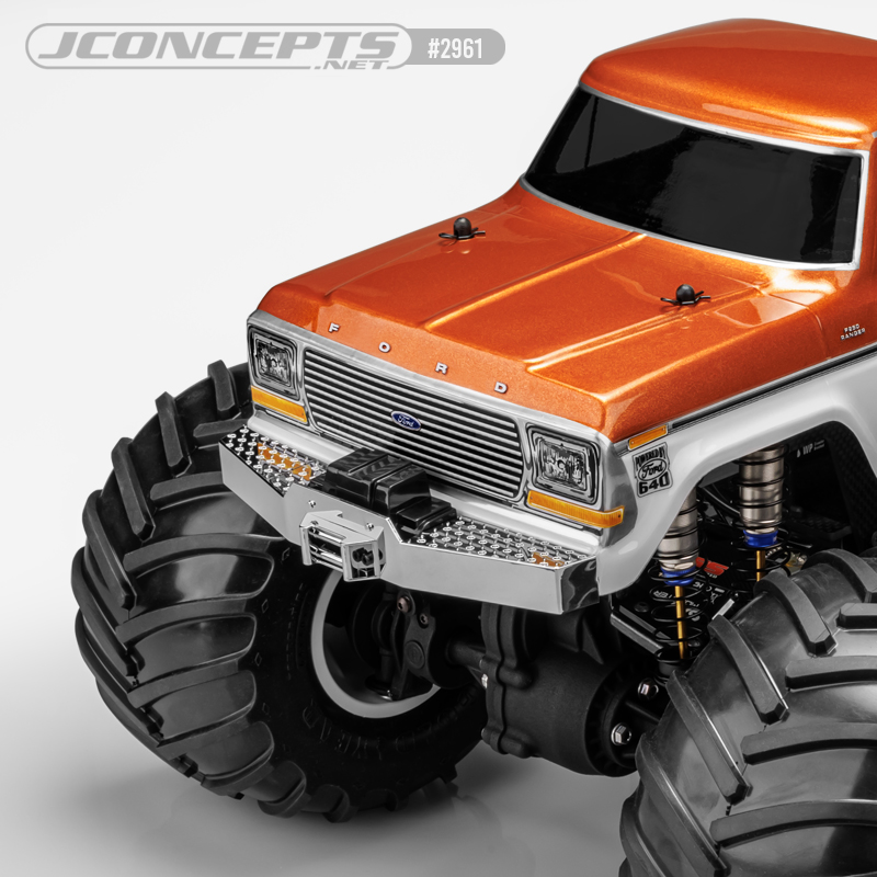 RC Car Action - RC Cars & Trucks | JConcepts Chrome Front & Rear Bumper Sets For Monster Truck Bodies