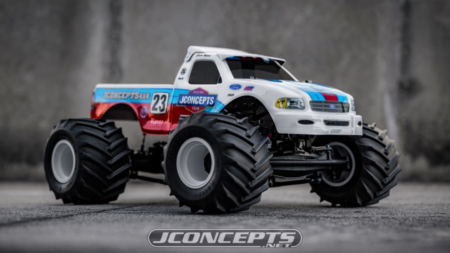 RC Car Action - RC Cars & Trucks | JConcepts 1997 Ford F-150 Clear Monster Truck Body [VIDEO]
