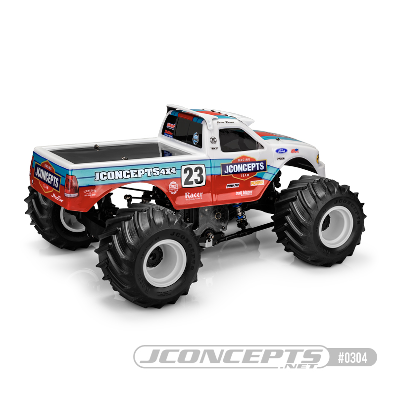 RC Car Action - RC Cars & Trucks | JConcepts 1997 Ford F-150 Clear Monster Truck Body [VIDEO]