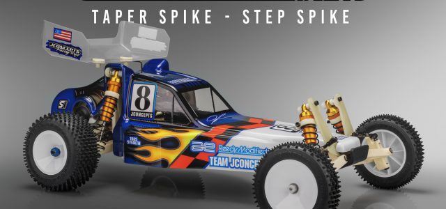JConcepts Step Spike Front 1.9″ & Taper Spike Rear 1.7″ 2WD Buggy Tires